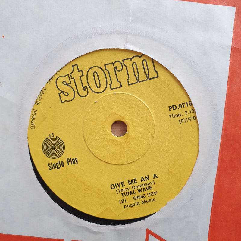 Tidal Wave  Mango Mango - Vinyl 7" Record - Very-Good+ Quality (VG+) (verygoodplus7)