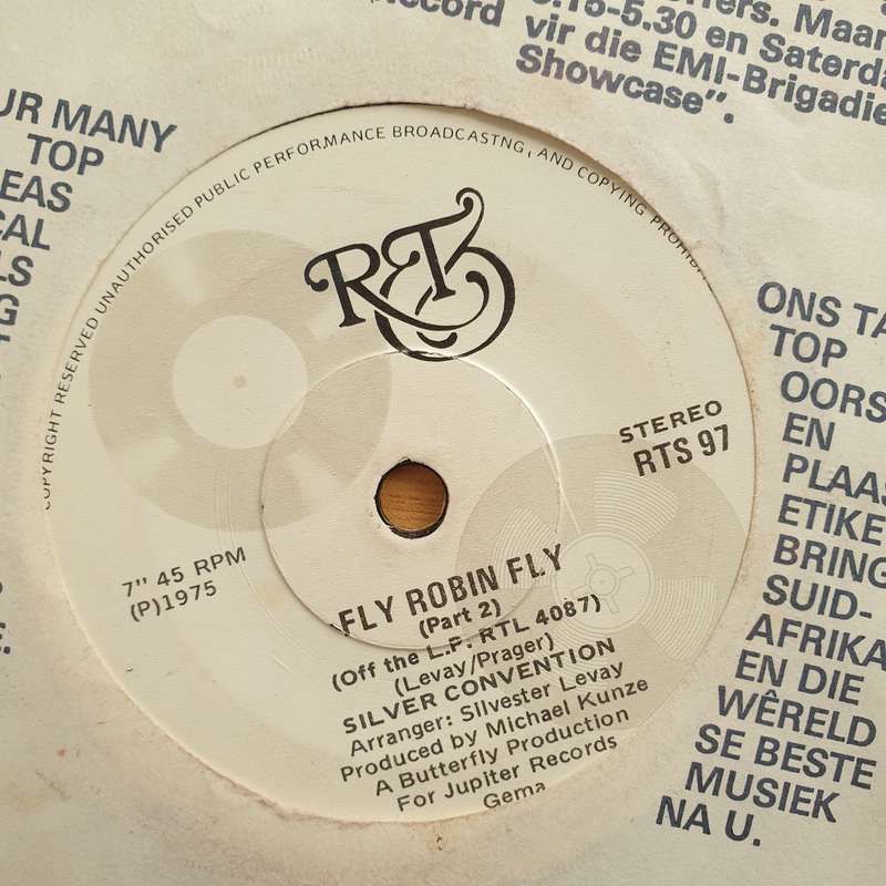 Silver Convention  Fly Robin Fly - Vinyl 7" Record - Very-Good+ Quality (VG+) (verygoodplus7)