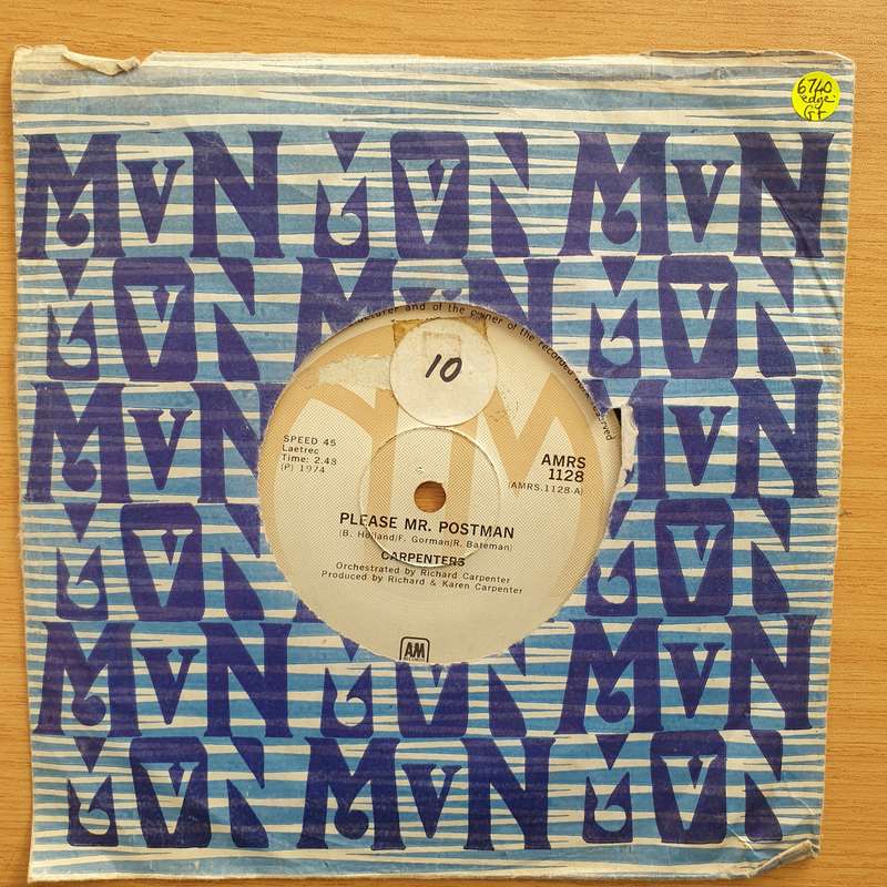 Carpenters  Please Mr. Postman - Vinyl 7" Record - Good+ Quality (G+) (gplus7)