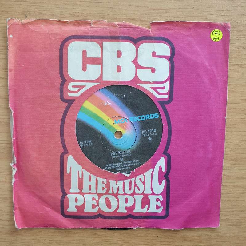 M  Pop Muzik - Vinyl 7" Record - Very-Good+ Quality (VG+) (verygoodplus7)