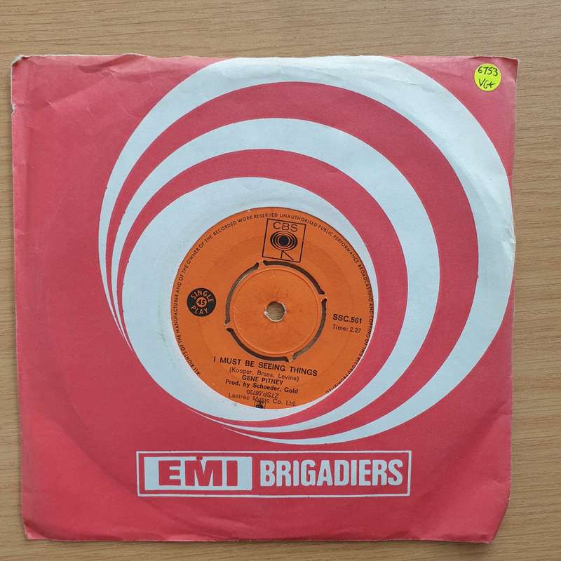 Gene Pitney  I Must Be Seeing Things / Marianne - Vinyl 7" Record - Very-Good+ Quality (VG+) (...