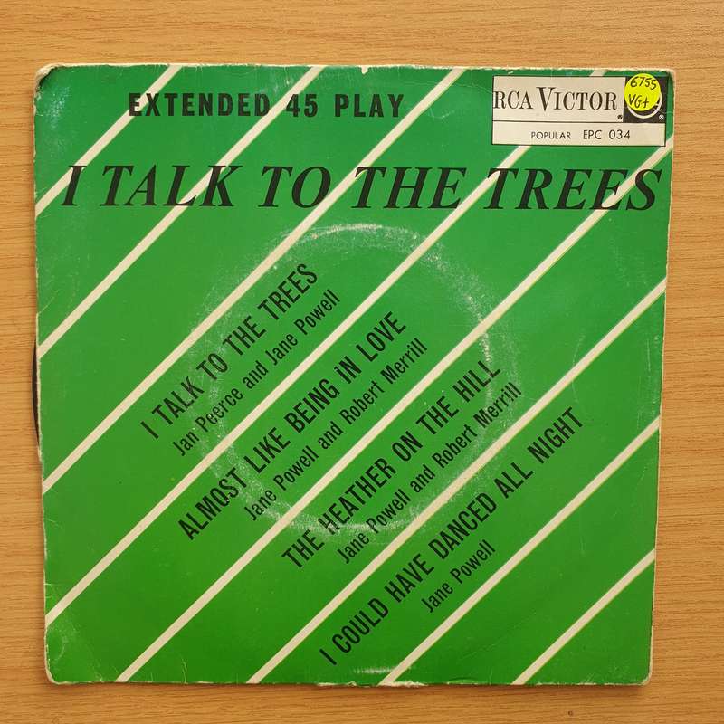 I Talk To The Trees - Vinyl 7" Record - Very-Good+ Quality (VG+) (verygoodplus7)