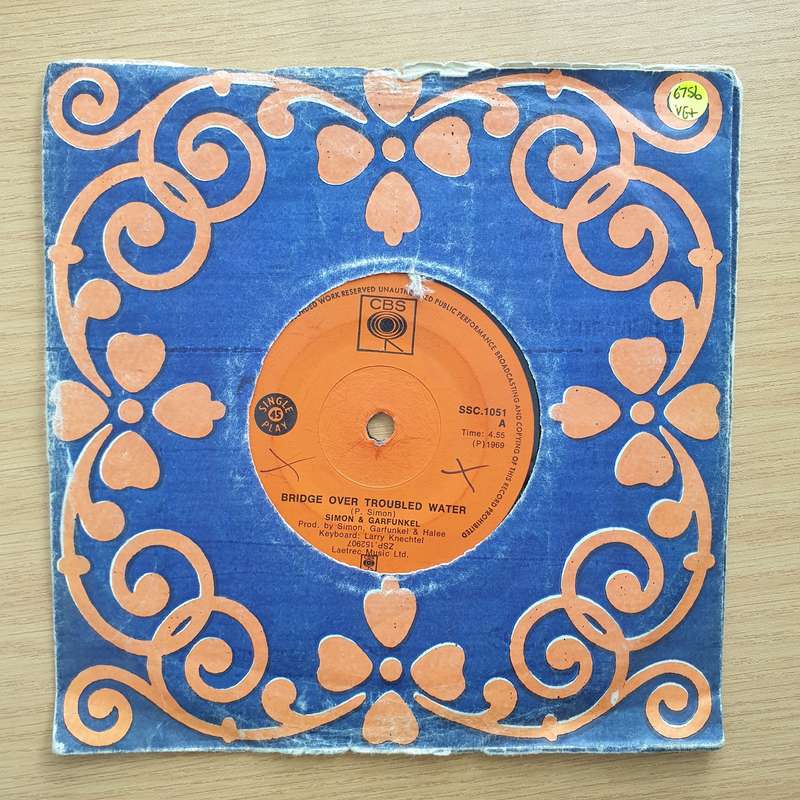 Simon & Garfunkel  Bridge Over Troubled Water / Keep The Customer Satisfied - Vinyl 7" Record ...