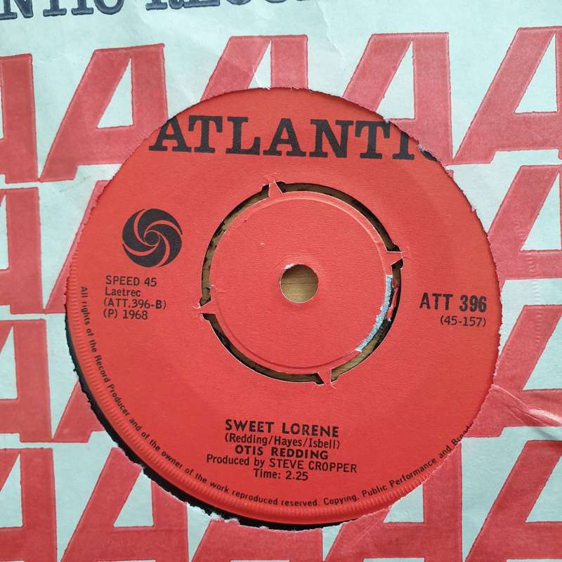 Otis Redding  (Sittin' On) The Dock Of The Bay - Vinyl 7" Record - Very-Good+ Quality (VG+) (v...