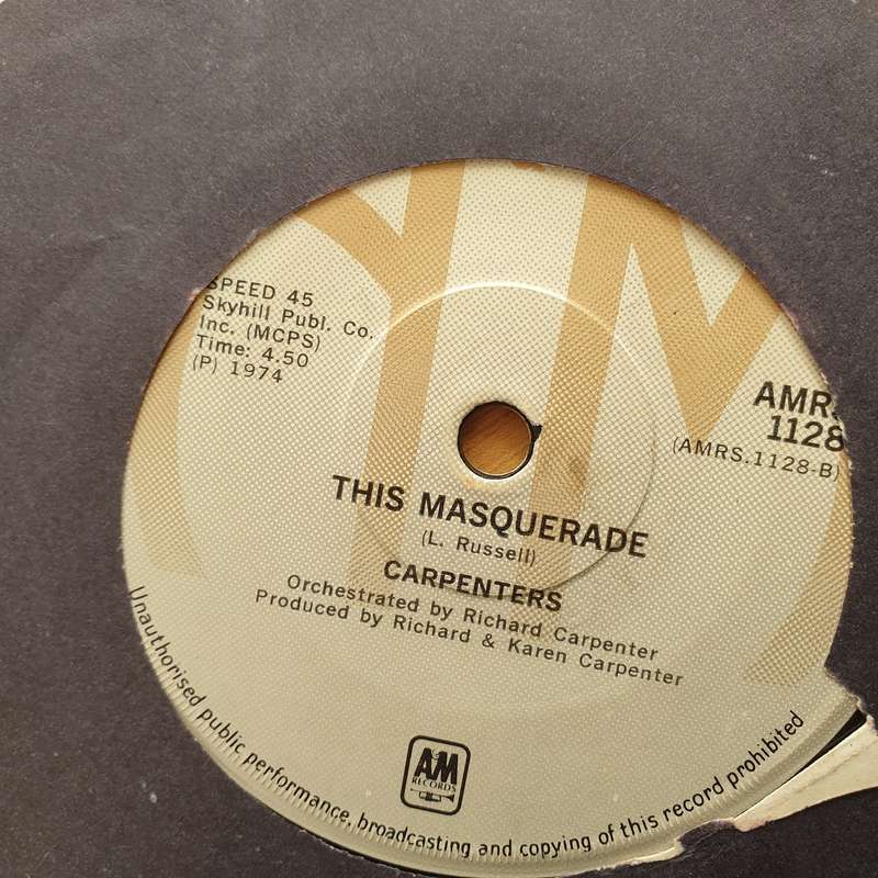 Carpenters  Please Mr. Postman - Vinyl 7" Record - Very-Good+ Quality (VG+) (verygoodplus7)