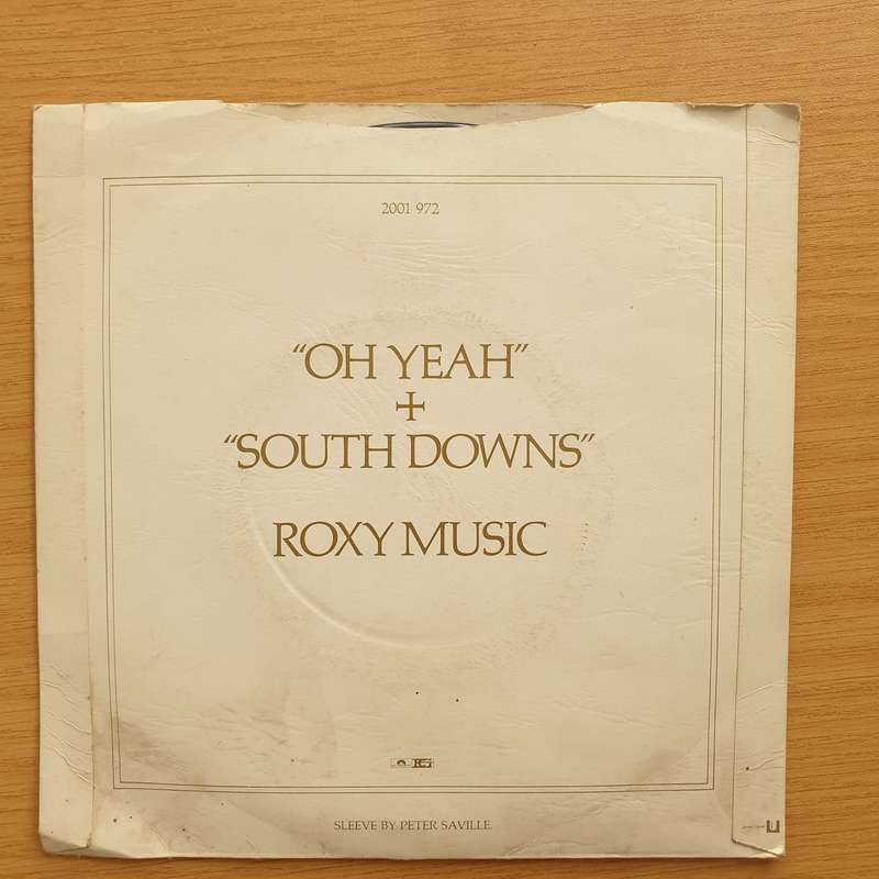 Roxy Music  Oh Yeah - Vinyl 7" Record - Very-Good+ Quality (VG+) (verygoodplus7)