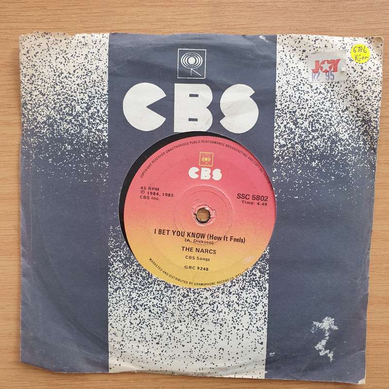 The Narcs  Heart & Soul - Vinyl 7" Record - Very-Good+ Quality (VG+) (verygoodplus7)
