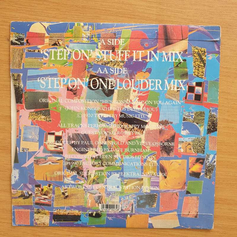 Happy Mondays  Step On - Vinyl 7" Record - Very-Good+ Quality (VG+) (verygoodplus7)