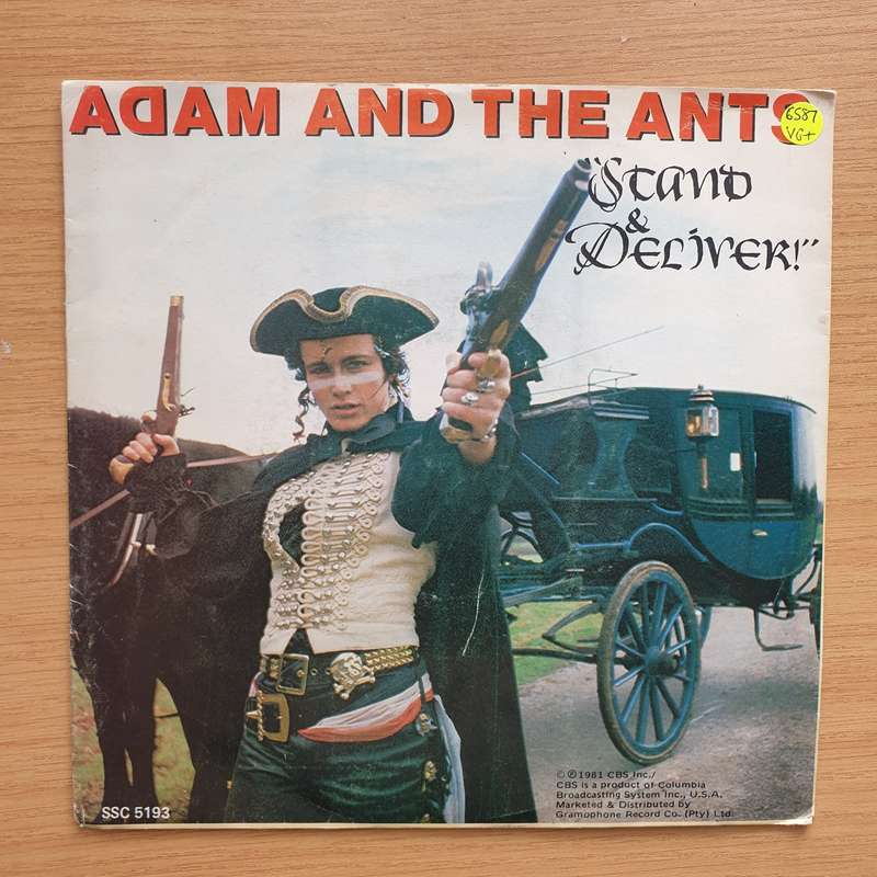 Adam And The Ants  Stand & Deliver! - Vinyl 7" Record - Very-Good+ Quality (VG+) (verygoodplus7)