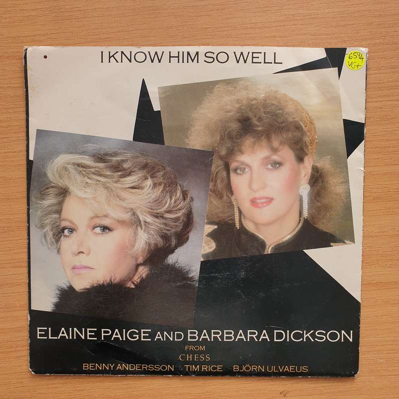 Elaine Paige And Barbara Dickson  I Know Him So Well - Vinyl 7" Record - Very-Good+ Quality (V...