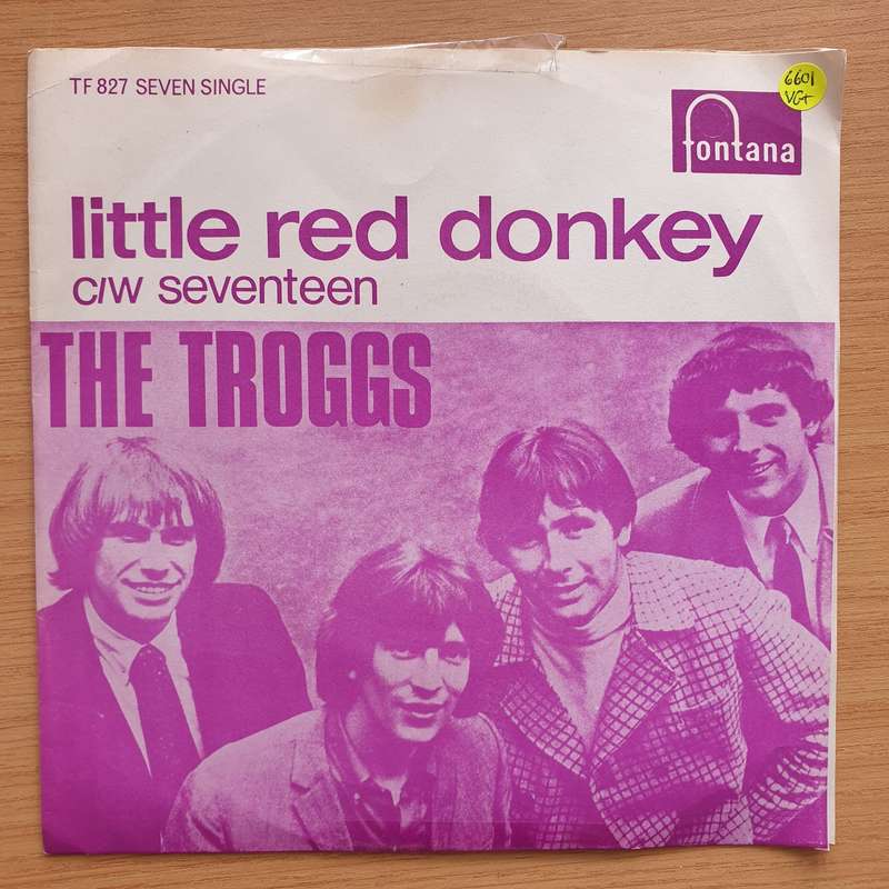 The Troggs  Little Red Donkey - Vinyl 7" Record - Very-Good+ Quality (VG+) (verygoodplus7)