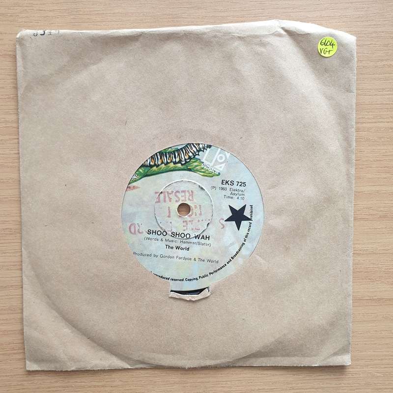 The World  Shoo Shoo Wah - Vinyl 7" Record - Very-Good+ Quality (VG+) (verygoodplus7)