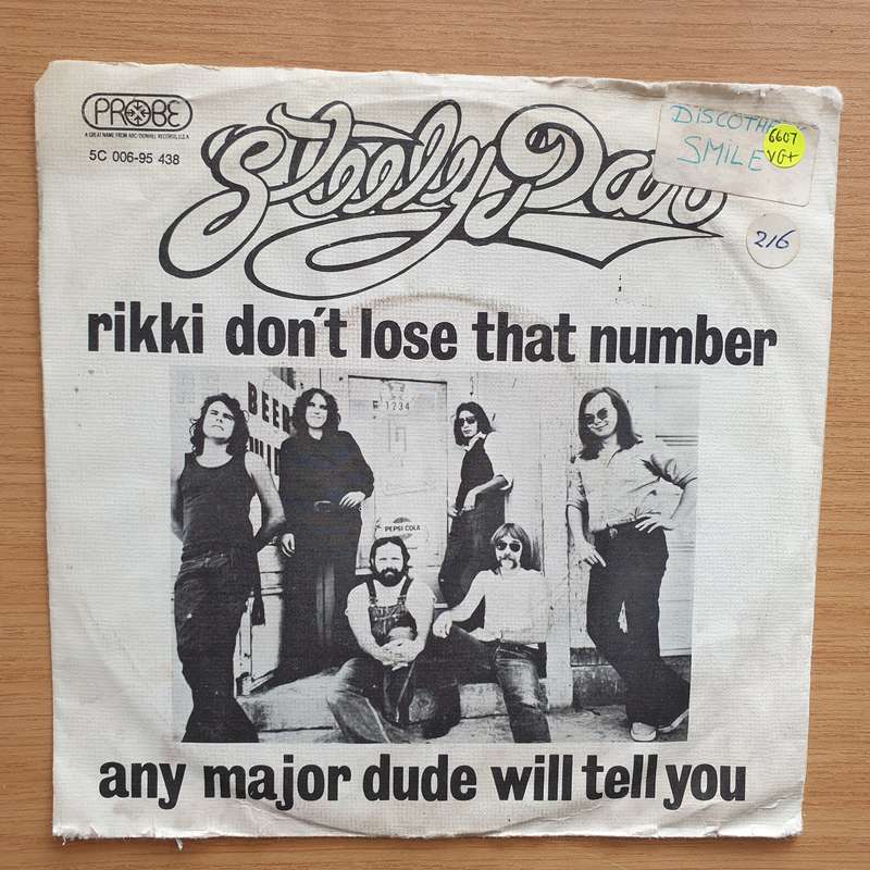 Steely Dan  Rikki Don't Lose That Number - Vinyl 7" Record - Very-Good+ Quality (VG+) (verygoo...