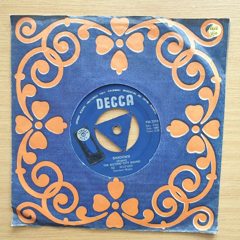 Second City Sound  Tchaikovsky One (Rhodesia/Zimbabwe - Rare) - Vinyl 7" Record - Very-Good+ Q...