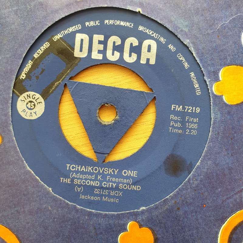 Second City Sound  Tchaikovsky One (Rhodesia/Zimbabwe - Rare) - Vinyl 7" Record - Very-Good+ Q...