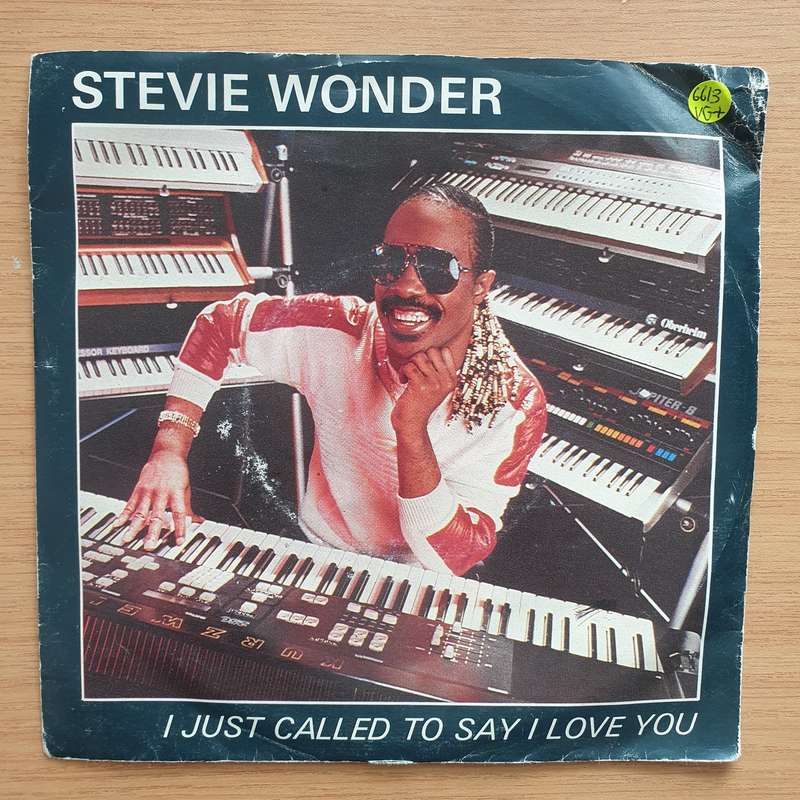 Stevie Wonder  I Just Called To Say I Love You - Vinyl 7" Record - Very-Good+ Quality (VG+) (v...