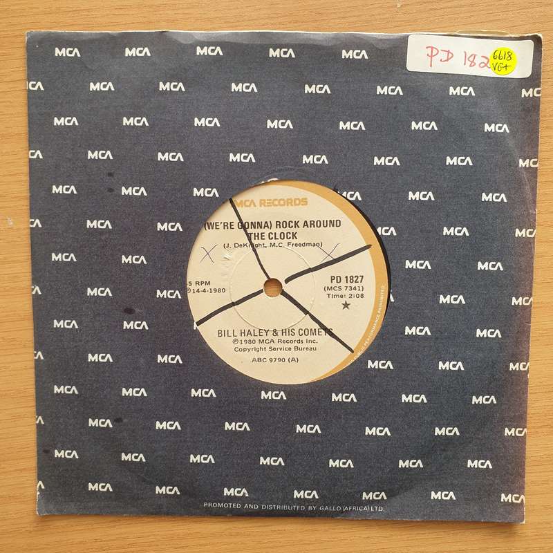 Bill Haley And His Comets  (We're Gonna) Rock Around The Clock / Rip It Up - Vinyl 7" Record -...