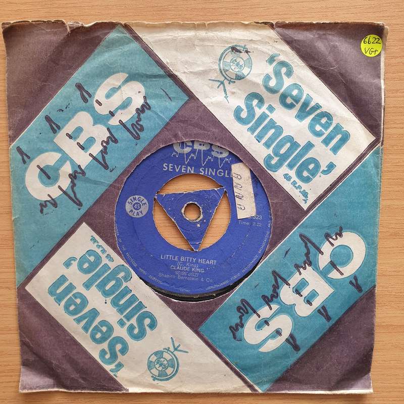 Claude King  Wolverton Mountain - Vinyl 7" Record - Very-Good+ Quality (VG+) (verygoodplus7)