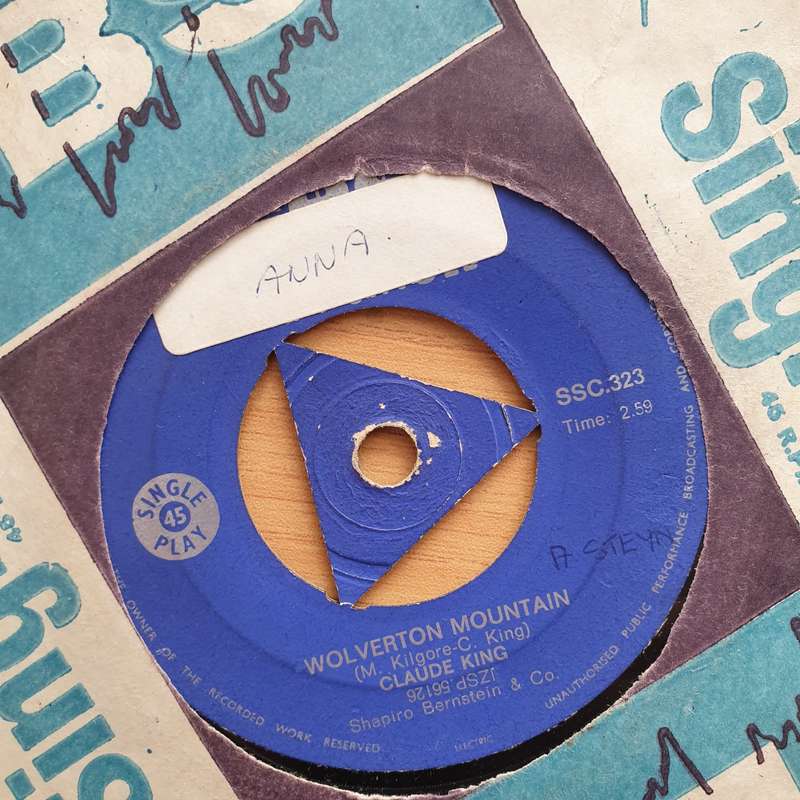 Claude King  Wolverton Mountain - Vinyl 7" Record - Very-Good+ Quality (VG+) (verygoodplus7)