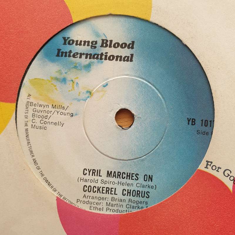Cockerel Chorus  Nice One Cyril - Vinyl 7" Record - Very-Good+ Quality (VG+) (verygoodplus7)