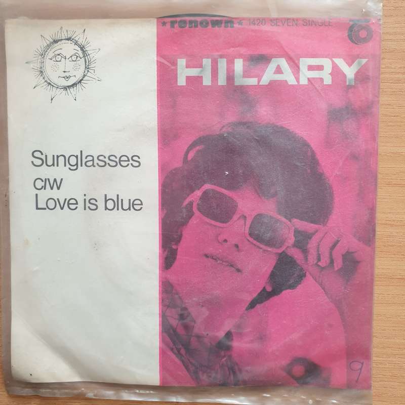 Hilary  Sunglasses - Vinyl 7" Record - Very-Good+ Quality (VG+) (verygoodplus7)