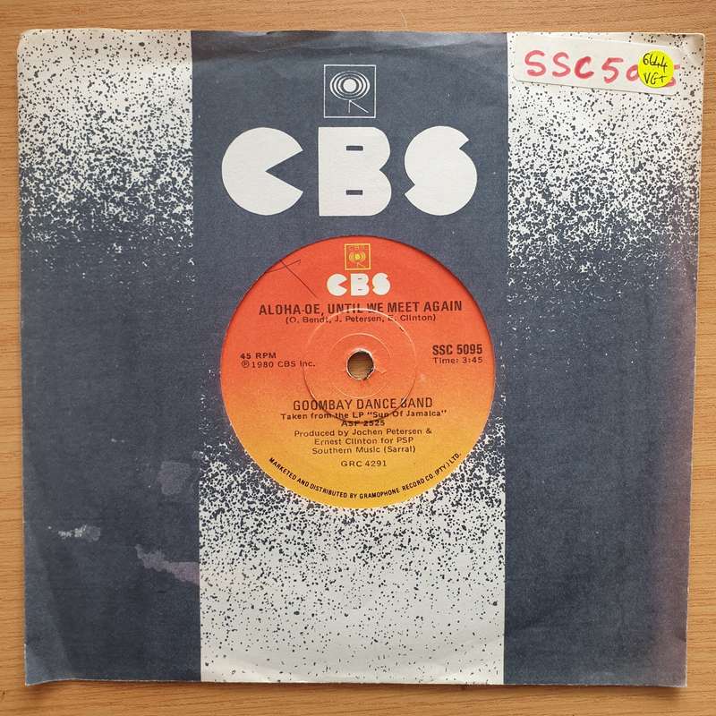 Goombay Dance Band  Aloha-Oe, Until We Meet Again - Vinyl 7" Record - Very-Good+ Quality (VG+)...