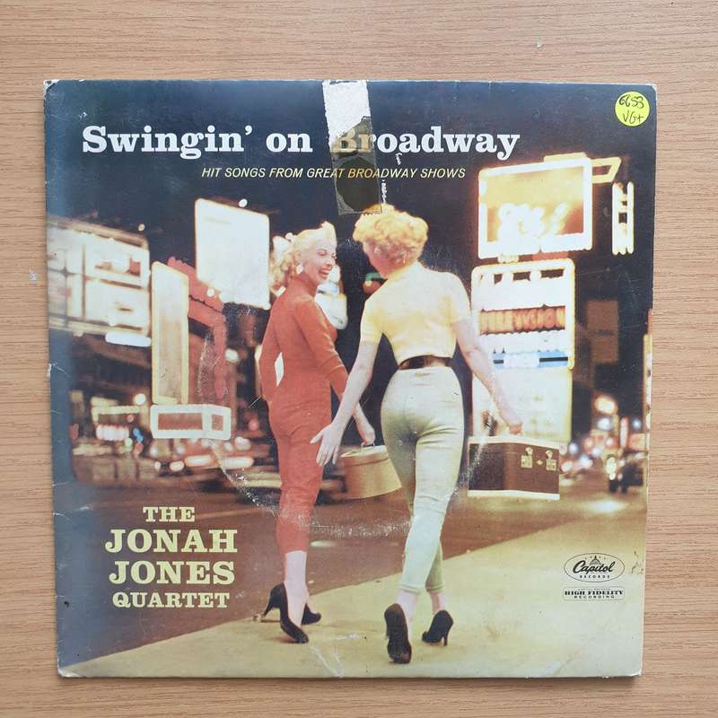 The Jonah Jones Quartet  Swingin' On Broadway - Vinyl 7" Record - Very-Good+ Quality (VG+) (ve...