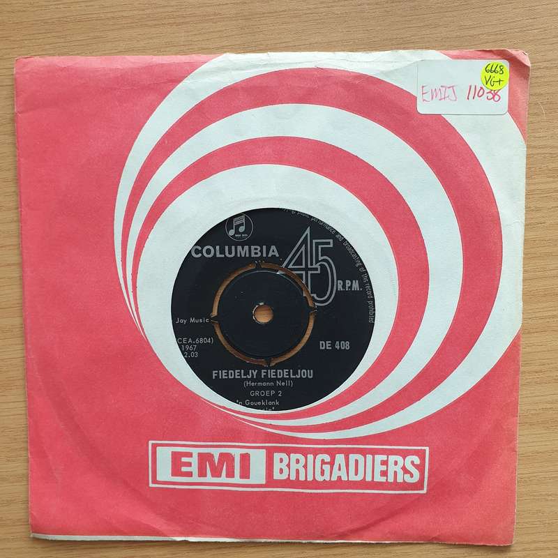 Groep Twee  Pollenys / Fiedeljy Fiedeljou - Vinyl 7" Record - Very-Good+ Quality (VG+) (verygo...