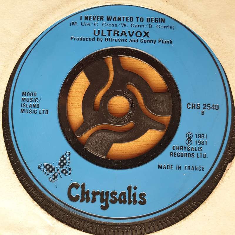 Ultravox  The Thin Wall - Vinyl 7" Record - Very-Good+ Quality (VG+) (verygoodplus7)