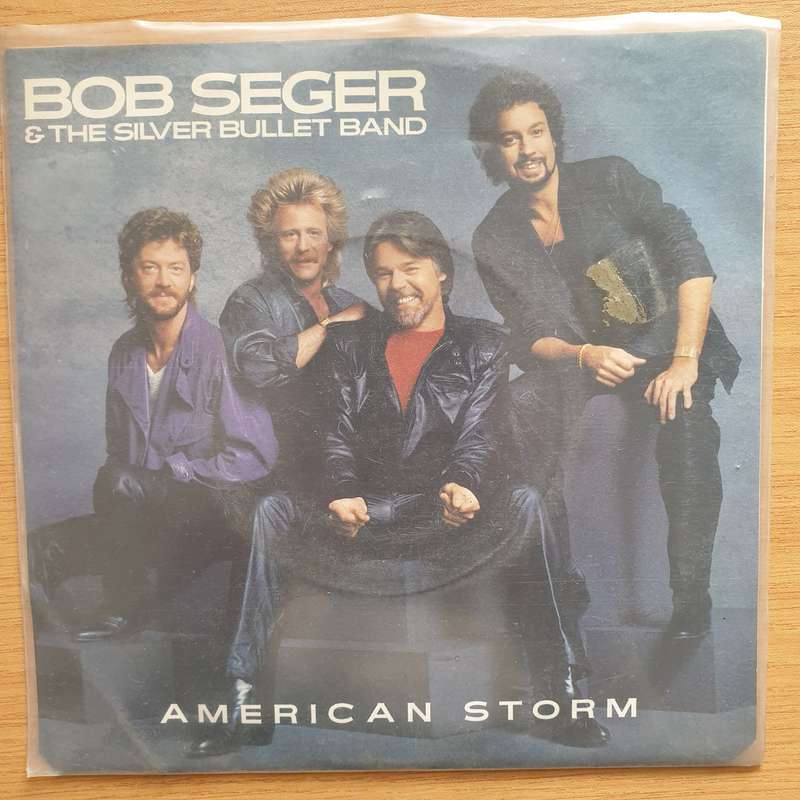 Bob Seger & The Silver Bullet Band  American Storm - Vinyl 7" Record - Very-Good+ Quality (VG+...
