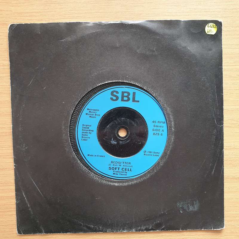 Soft Cell  Bedsitter - Vinyl 7" Record - Very-Good Quality (VG)  (verry7)