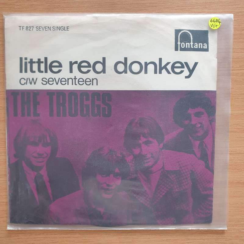 The Troggs  Little Red Donkey - Vinyl 7" Record - Very-Good+ Quality (VG+) (verygoodplus7)