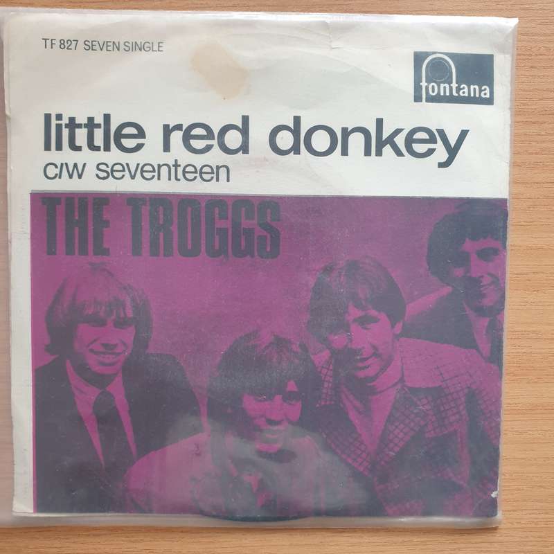 The Troggs  Little Red Donkey - Vinyl 7" Record - Very-Good+ Quality (VG+) (verygoodplus7)