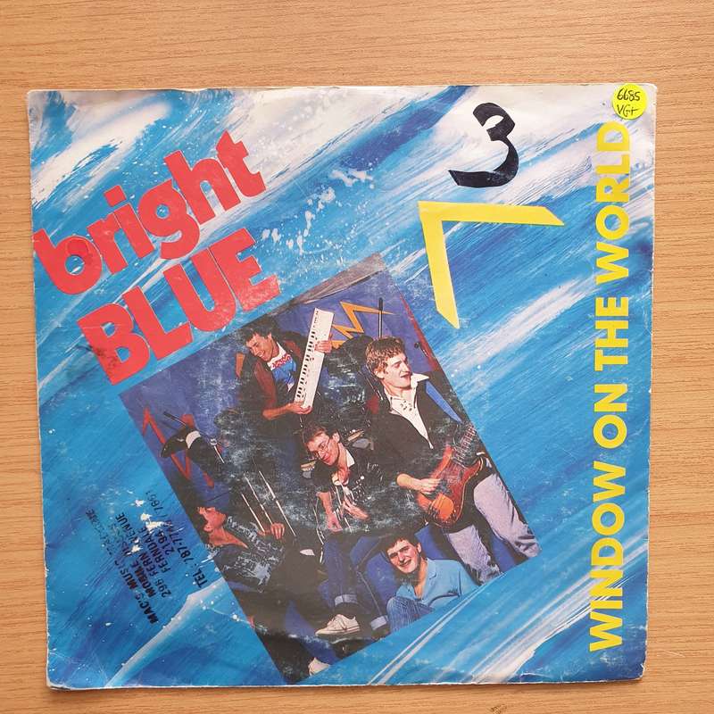 Bright Blue  Window On The World - Vinyl 7" Record - Very-Good+ Quality (VG+) (verygoodplus7)