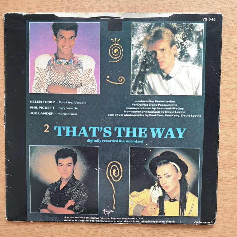 Culture Club  Karma Chameleon - Vinyl 7" Record - Very-Good+ Quality (VG+) (verygoodplus7)