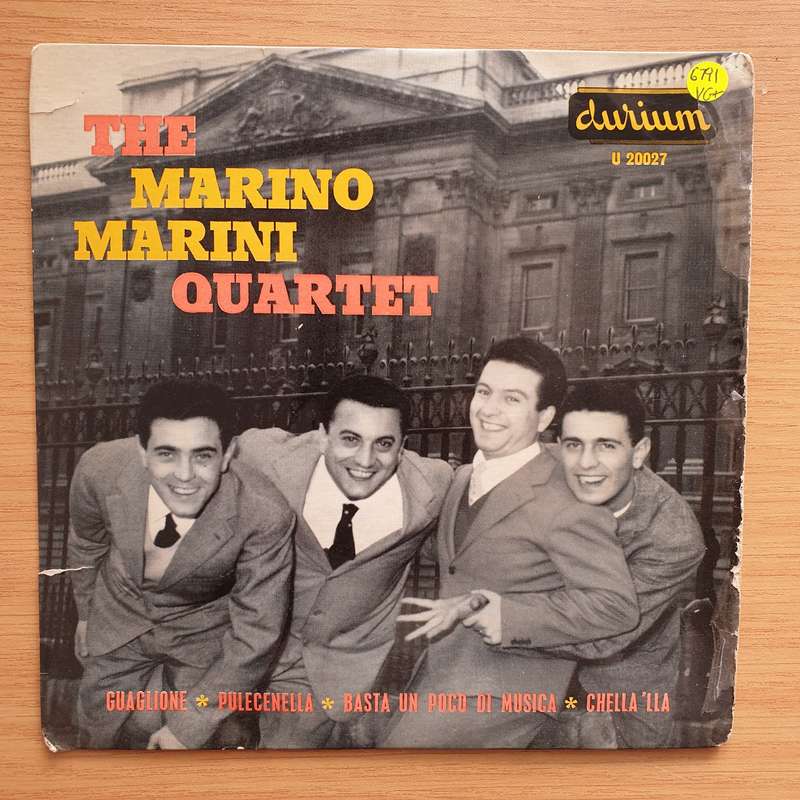 The Marino Marini Quartet  Guaglione - Vinyl 7" Record - Very-Good+ Quality (VG+) (verygoodplus7)