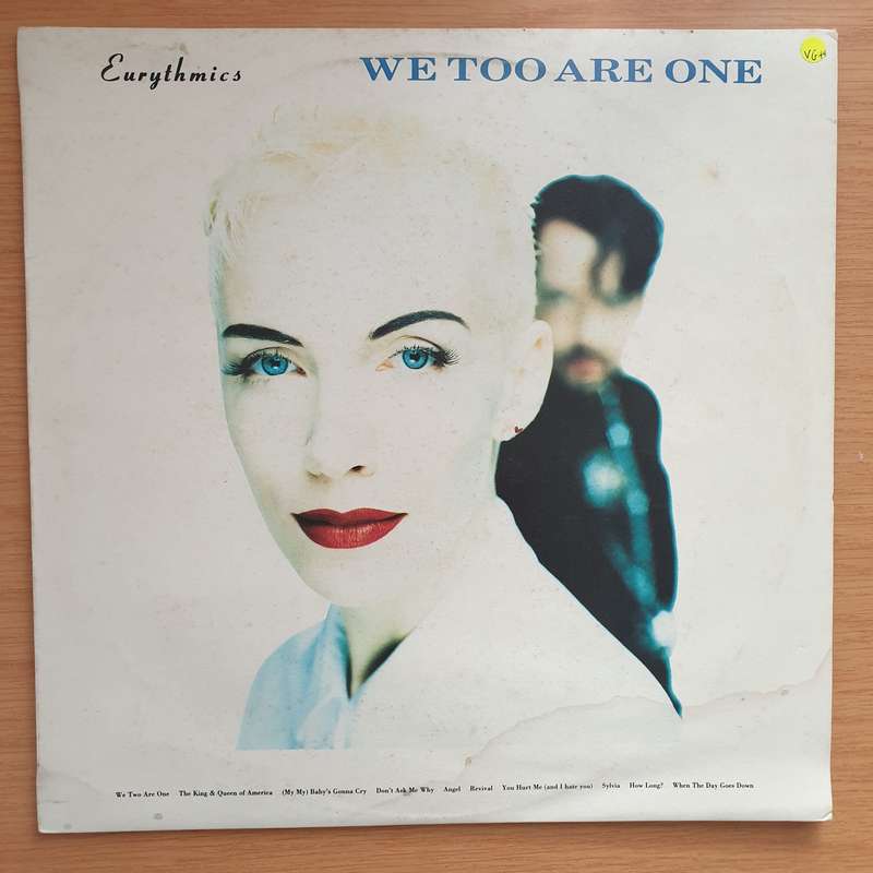 Eurythmics  We Too Are One - Vinyl LP Record - Very-Good+ Quality (VG+)