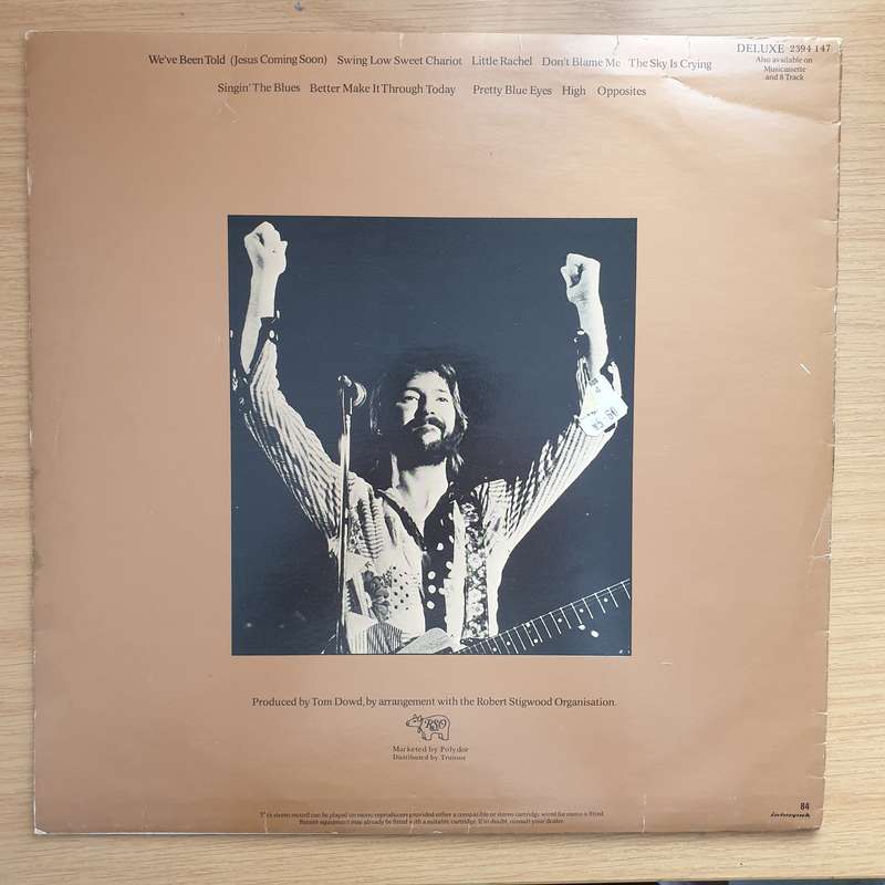 Eric Clapton  There's One In Every Crowd - Vinyl LP Record - Very-Good+ Quality (VG+)
