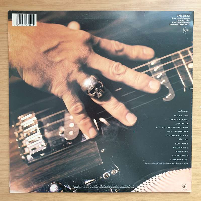 Keith Richards  Talk Is Cheap - Vinyl LP Record - Very-Good+ Quality (VG+)