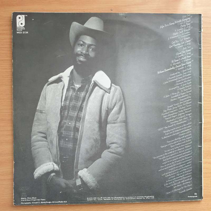 Teddy Pendergrass  Life Is A Song Worth Singing - Vinyl LP Record - Very-Good Quality (VG) ...