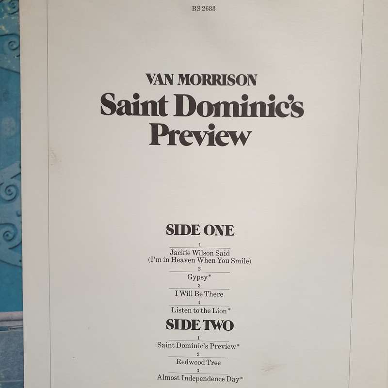Van Morrison  Saint Dominic's Preview (with lyrics booklet) - Vinyl LP Record - Very-Good Q...