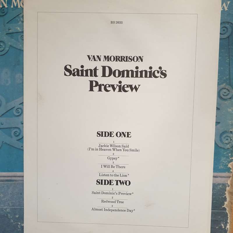 Van Morrison  Saint Dominic's Preview (with lyrics booklet) - Vinyl LP Record - Very-Good Q...