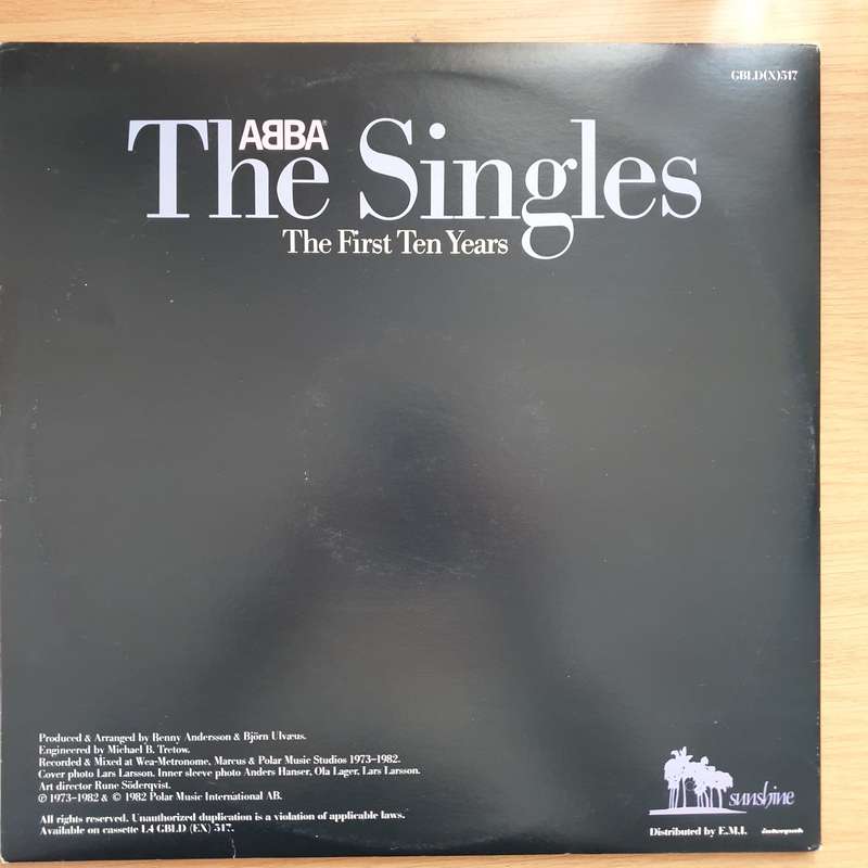 ABBA  The Singles - The First Ten Years  - Double Vinyl LP Record - Very-Good+ Quality (VG+)