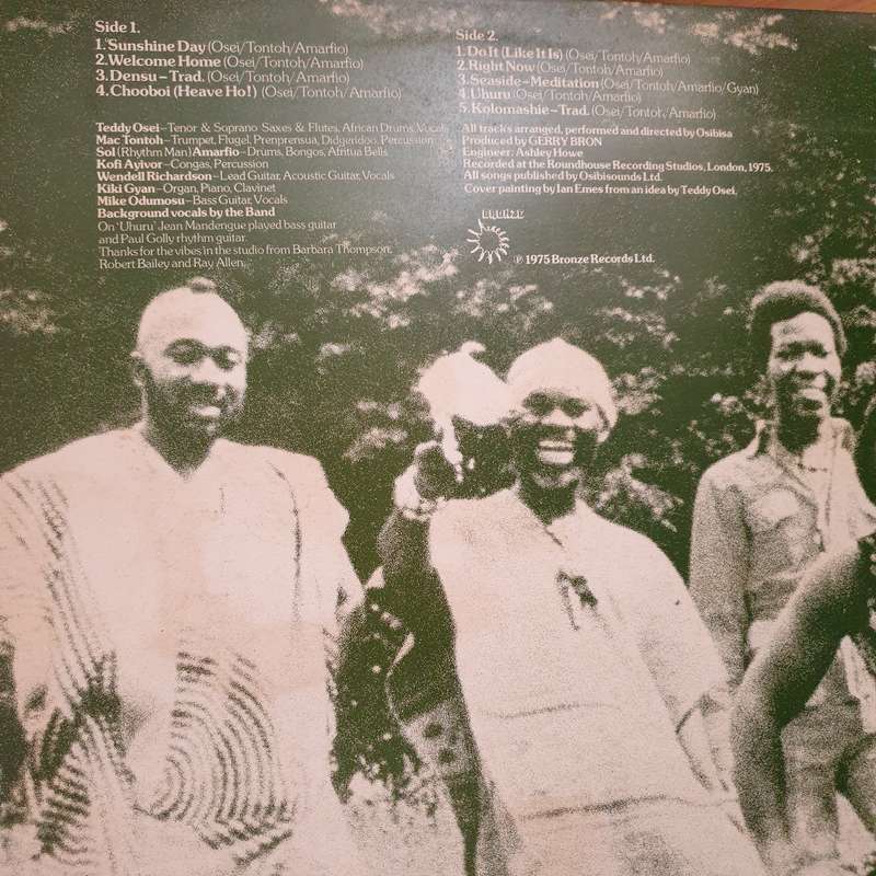 Osibisa  Welcome Home -  Vinyl LP Record - Very-Good+ Quality (VG+)