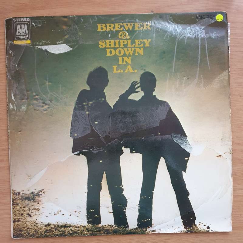Brewer And Shipley  Down In L.A. -  Vinyl LP Record - Very-Good+ Quality (VG+)