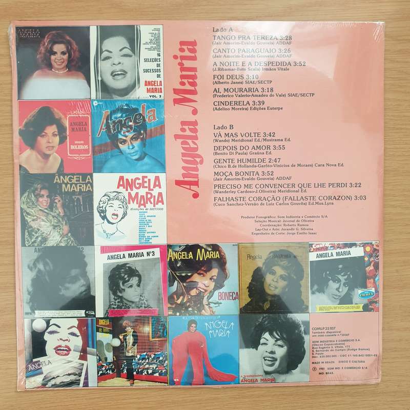 Angela Maria  Seleção De Ouro (Brazil) -  Vinyl LP Record - Sealed