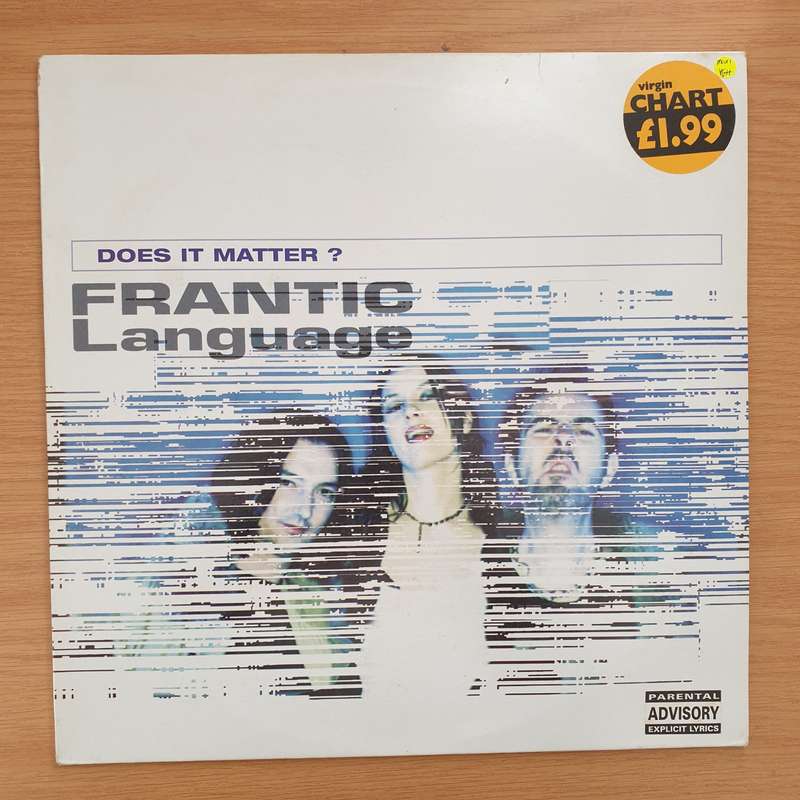 Frantic Language  Does It Matter? -  Vinyl LP Record - Very-Good+ Quality (VG+)
