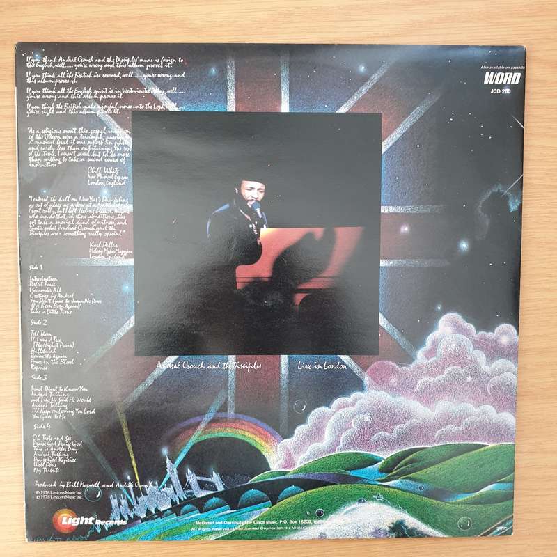 Andraé Crouch & The Disciples  Live In London -  Vinyl LP Record - Very-Good+ Quality (VG+)