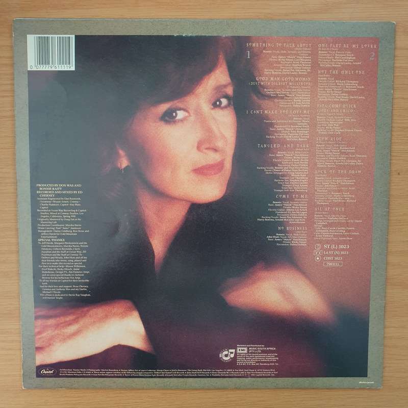 Bonnie Raitt  Luck Of The Draw -  Vinyl LP Record - Very-Good+ Quality (VG+)