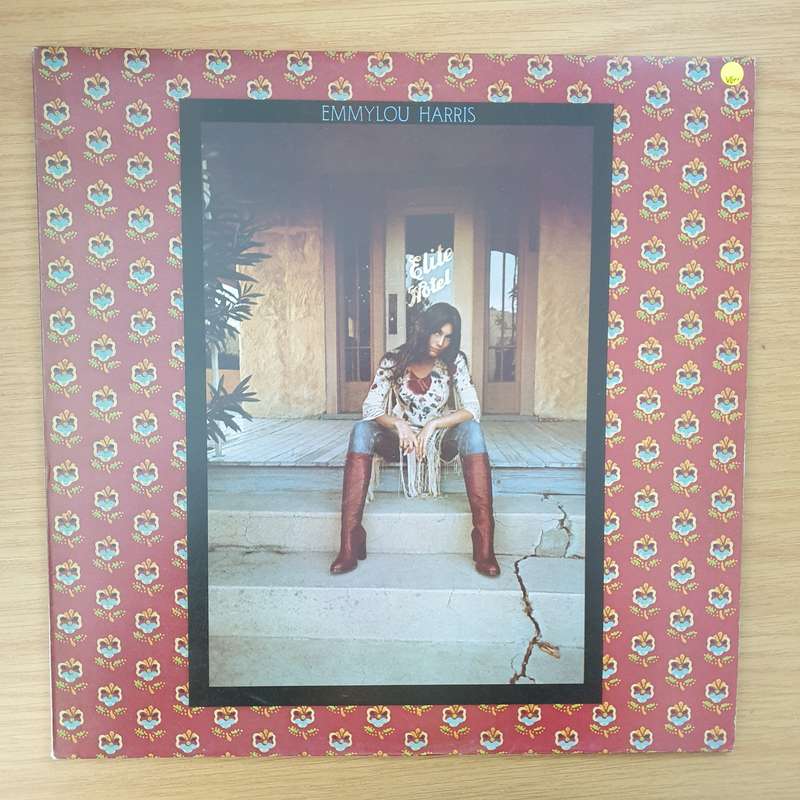 Emmylou Harris  Elite Hotel (UK Pressing) -  Vinyl LP Record - Very-Good+ Quality (VG+)